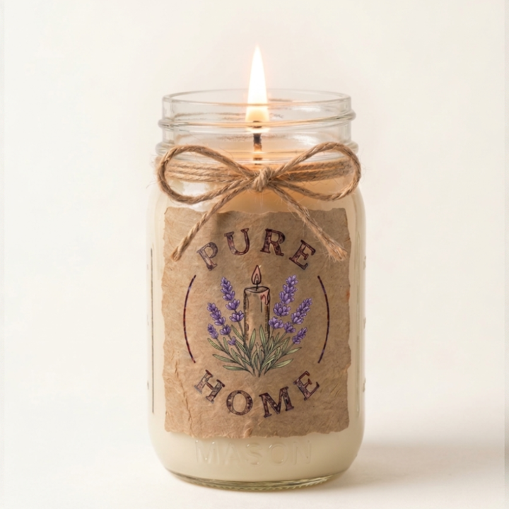 Pure Farmhouse Lavender Candle